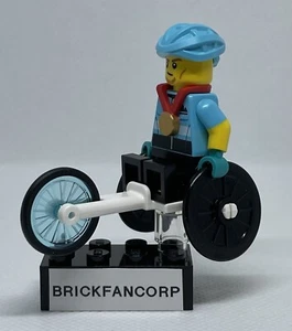 LEGO CMF Series 22 Wheelchair Racer Minifigure with Accesories (col397) [71032] - Picture 1 of 3