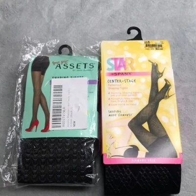Medias moldeadoras Spanx Star Power Center Stage & Love your Assets 2 pares talla B Foto 1 de 4