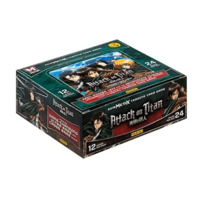 Attack on Titan Booster Box New Sealed 2018 Panini Metax Trading Card Game - Image 1 of 4