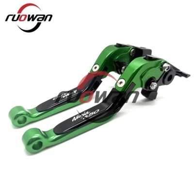 Складные выдвижные рычаги тормозного сцепления для KAWASAKI NINJA 650 650R 2009-2016 CNC - Изображение 1 из 4