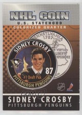 2005 Merrick Mint NHL Colorized Coins/Medallions Cards Sidney Crosby Rookie RC