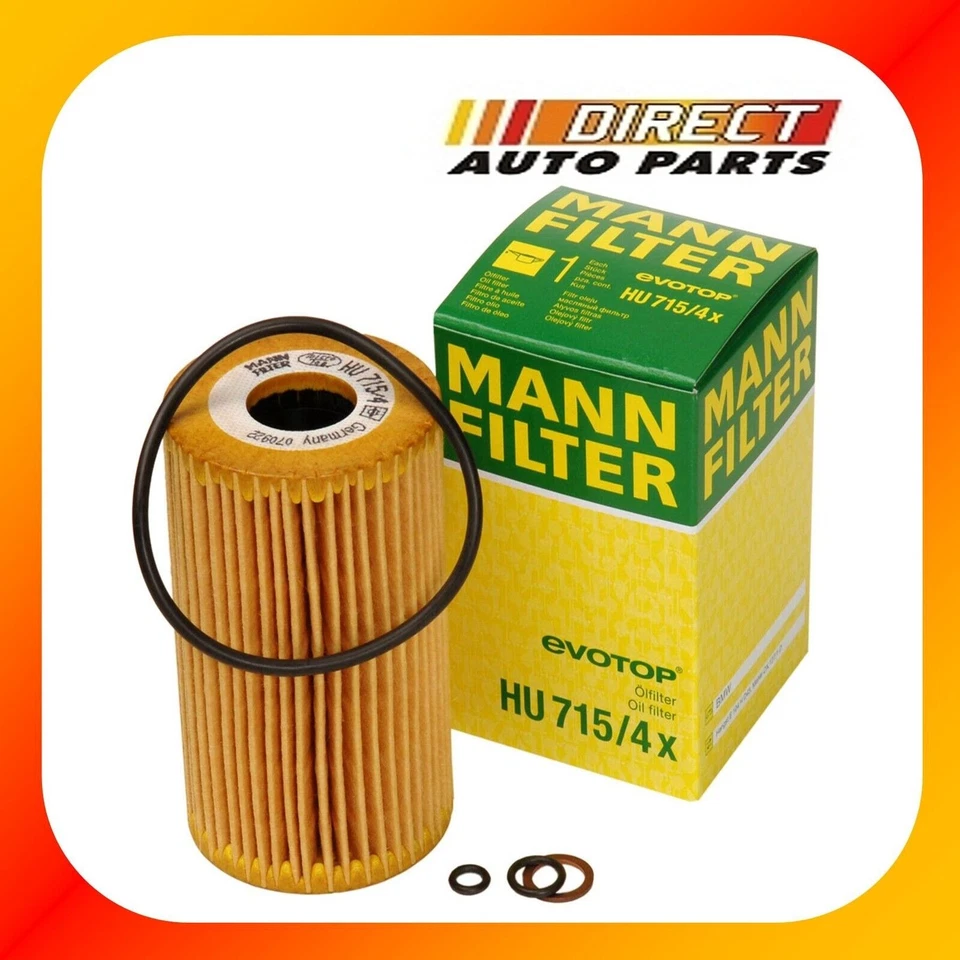 OEM BMW Oil Filter Mann-Filter HU 715/4x   ( Z3, 318i, 318ti, 318is 1999-1996 ) Foto 1 de 1
