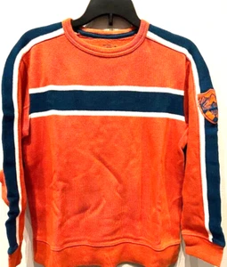 OLD NAVY SOFT KIDS SWEATER 100% COTTON ORANGE/BLUE COLOR KIDS SIZE:8 (MEDIUM) - Picture 1 of 8