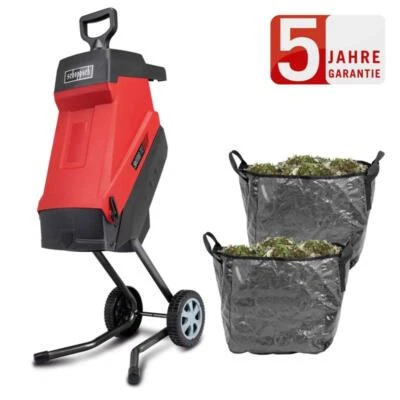 Scheppach 2IN1 Elektro Gartenhäcksler GS55 Häcksler Schredder 2400W 2 Fangsäcke - Bild 1 von 4