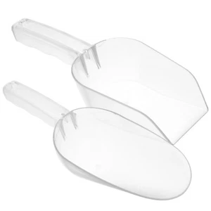 2 Pcs Ice Shovel Flour Kitchen Cereal Scoop for Freezer Bin Scooper - Picture 1 of 12