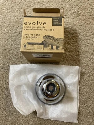 NUEVO cabezal de ducha de masaje Evolve Chrome Geko características masaje estándar Foto 1 de 4