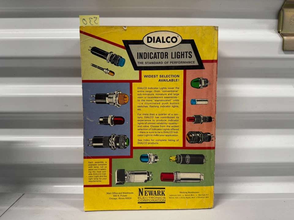 Dialco RCA Indicator Lights Instruction Manual Original Ham Radio - Image 1 of 4