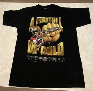 Camiseta Vintage 1995 San Francisco 49ers Puñado De Oro Talla L Salem, Usada - Imagen 1 de 10