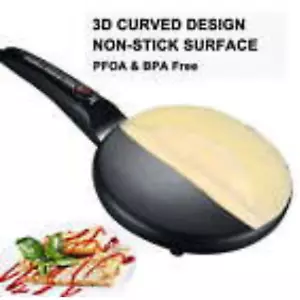 Electric Crepe Maker With Auto Power Off Crepe Maker & Non-Stick Dipping Plate - Picture 1 of 6