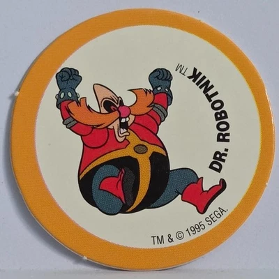 Vintage Pog * Cookie Crisp Promo * Sonic The Hedgehog * #15 * Bin74 - Image 1 of 2