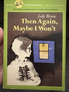 VINTAGE JUDY BLUME YOUNG ADULT BOOK “Then Again, Maybe I Won’t”, 1983 Print Ed. - Picture 1 of 6