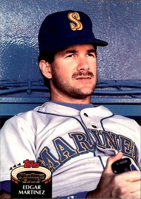 Edgar Martinez 1992 Stadium Club #267 Mariners FREE SHIPPING AutographDen - Image 1 of 2
