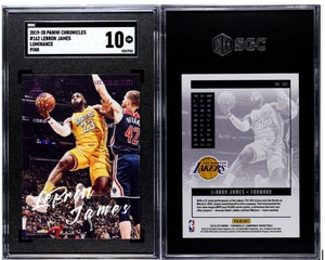 2019-20 Panini Chronicles #162 LEBRON JAMES Luminance Pink SGC 10 S206 - Picture 1 of 3
