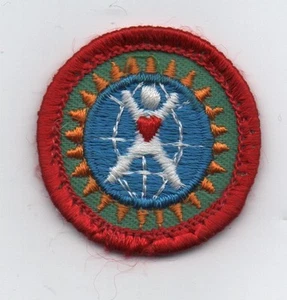 Dabbler, Junior GS Eignungsabzeichen, Kunststoff Gaze Rückseite (1980-99) - Bild 1 von 1
