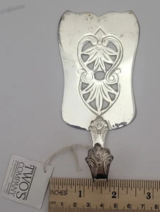 Dekorativer einzelner Wandhaken angelaufen Silber Stil D - Bild 1 von 2
