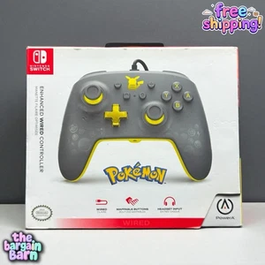 Controlador Nintendo Switch PowerA Nuevo en Caja con Cable Pikachu Gris | Pokémon Oficial - Imagen 1 de 5