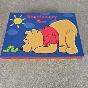 Disney Winnie The Pooh Children’s Stationary Box With Paper Cards Envelopes - Picture 1 of 5