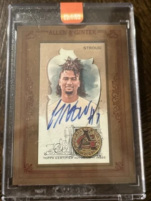 2023 Topps Allen & Ginter - Framed Mini Non-Baseball Autographs C.J. Stroud... - Image 1 of 2