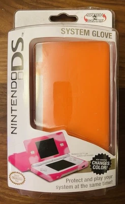 Nintendo DS System Glove Case Orange Heat Sensitive Switch N Carry NIP Official - Image 1 of 3