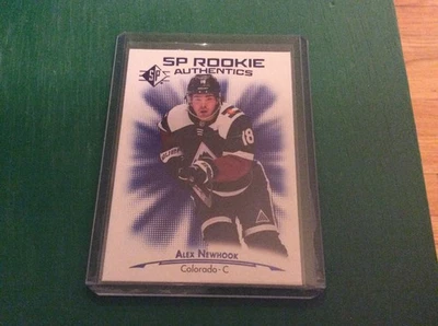 2021-22 SP - SP Rookie Authentics Alex Newhook #140 Blue (RC) - Image 1 of 2
