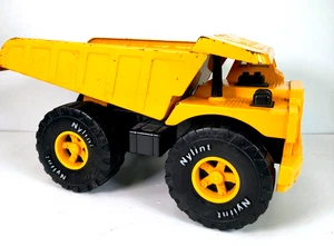 Vintage Nylint Large Dump Truck Yellow Construction Pressed Steel Like Tonka - Picture 1 of 10