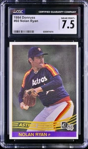 🔥 1984 Donruss - NOLAN RYAN #60 - CGC 7.5!! - Bild 1 von 2