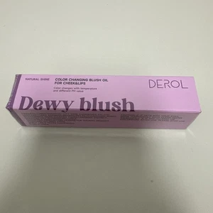 Derol, rubor húmedo brillo natural, aceite de rubor cambiante de color para mejillas y labios nuevo�� - Imagen 1 de 6