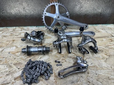 Shimano Dura-Ace 7700 9 Spd Partial Groupset w/1x Crankset & Ultegra RD-6500 - Image 1 of 4