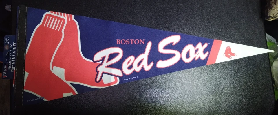 Wincraft MLB Baseball Boston Red Sox Roll it & Go! Premium Quality 12x30 Pennant - Image 1 of 1