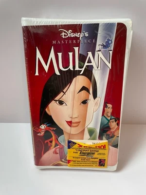 New Sealed Disney's MULAN (1998) - VHS Clamshell - Image 1 of 4