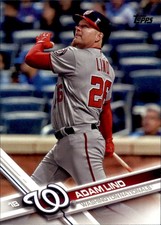 A9851- 2017 Topps Update BB Card #s 1-197 +Rookies -You Pick- 10+ FREE US SHIP