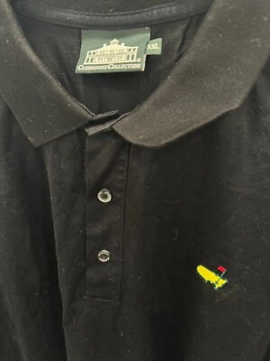 Masters Clubhouse Collection Augusta Polo Shirt Size 2XL Black EUC - Image 1 of 4