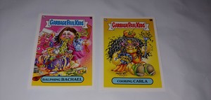 039: Garbage Pail Kids Celebrity Chef Lot of 2: Cooking Carla & Ralphing Rachael