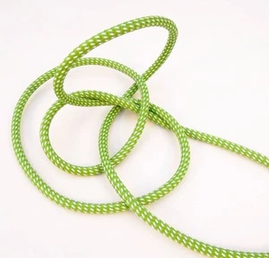 Textilkabel 3x1,5mm² Lampenkabel Grün/Weiß gepunktet Top EU Premium Qualität - Bild 1 von 2