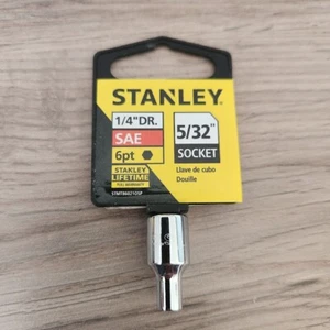 Stanley 1/4" Drive SAE 5/32" 6 point Socket Lifetime Warranty - Picture 1 of 2