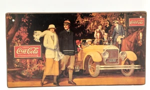COCA COLA PANNELLO PUBBLICITARIO ORIZZONTALE COMPENSATO CM 40X22 - Foto 1 di 5