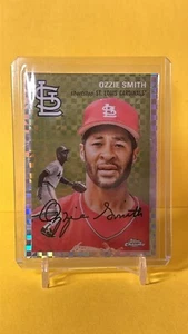 2023 Topps Chrome Patinum X-Fractors Ozzie Smith #413 - Picture 1 of 2