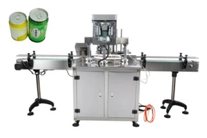 Automatic Beverage Cans Sealing Seaming Machine Easy Pull Lids Sealer - Picture 1 of 6