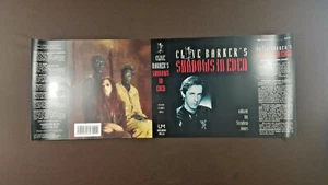 Clive Barker's Shadows in Eden Dust Jacket Only Underwood Miller 1991 - Picture 1 of 4