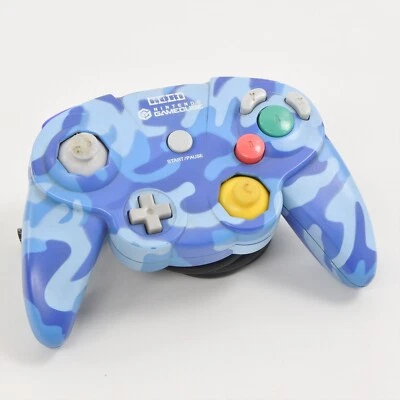 HORI PAD CUBE Controller Camouflage Blue HGC-15 for Nintendo Gamecube 2279 - Image 1 of 4