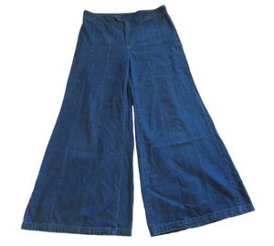ANTROPOLOGIE PILCRO EXTRA WIDE JEANS, SZ 34 - Picture 1 of 6