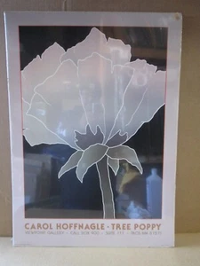 CAROL HOFFNAGLE PARADISE 1984 TREE POPPY VINTAGE POSTER CNG3130 - Picture 1 of 5