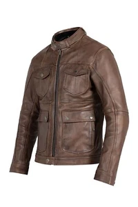 John Doe Drifter Lederjacke braun XL Leather Jacket brown Motorrad Classic - Picture 1 of 5