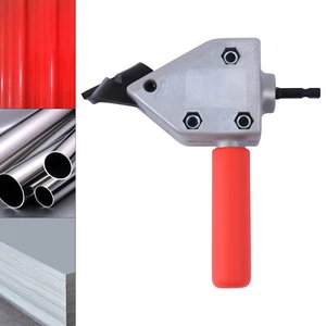 Nibbler Electric Cutting Tool Saw Power Drill Sheet Metal Cutter Attachment New - Picture 1 of 8