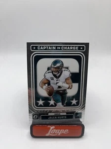 Jalen Hurts 2023 Donruss Optic Captain In Charge #CC-JH Philadelphia Eagles - Picture 1 of 3