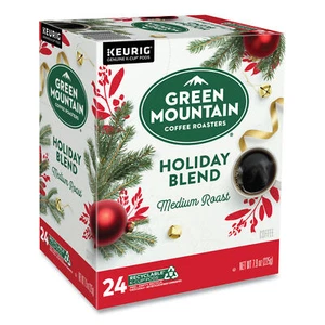 Green Mountain Holiday Blend K-Cups, Medium Roast, 24/Box - Picture 1 of 1