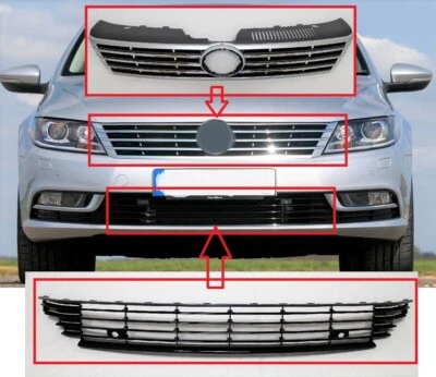 replacement  for 2013-17 CC front upper main center lower Grille insert 2pc set  - Image 1 of 4