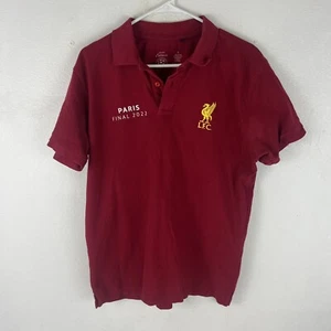 Liverpool Polo Shirt Paris Final 2022 Champions League Sz Large Limited Edition - Picture 1 of 4
