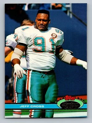 1991 Stadium Club #425 Jeff Cross   Miami Dolphins - Image 1 of 2