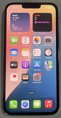 Apple iPhone 13 Pro Max - 128GB - Argento - iOS 18.4.1 - Immagine 1 di 4